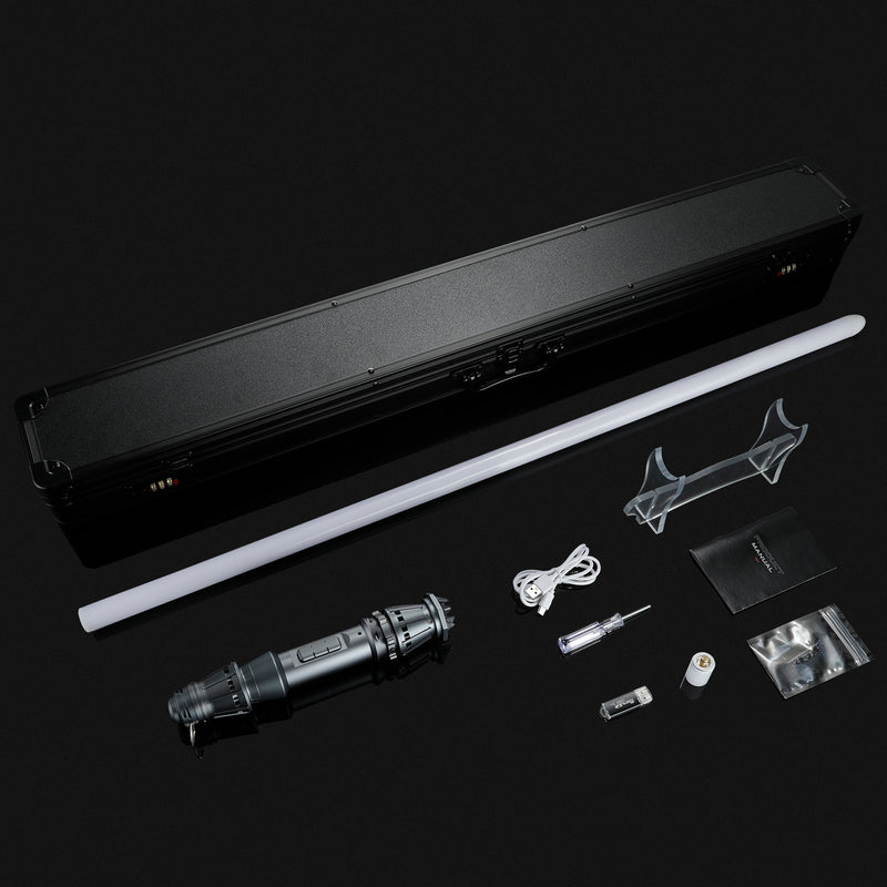 Dark Stepped Lightsaber - view 4