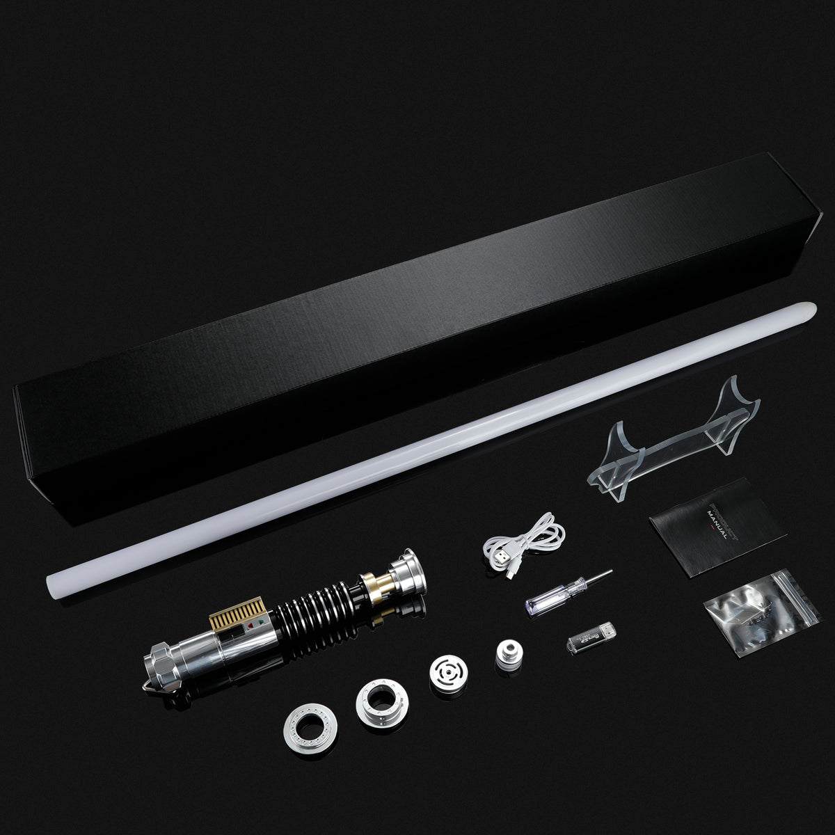 Polished Thin Neck Lightsaber - view 1