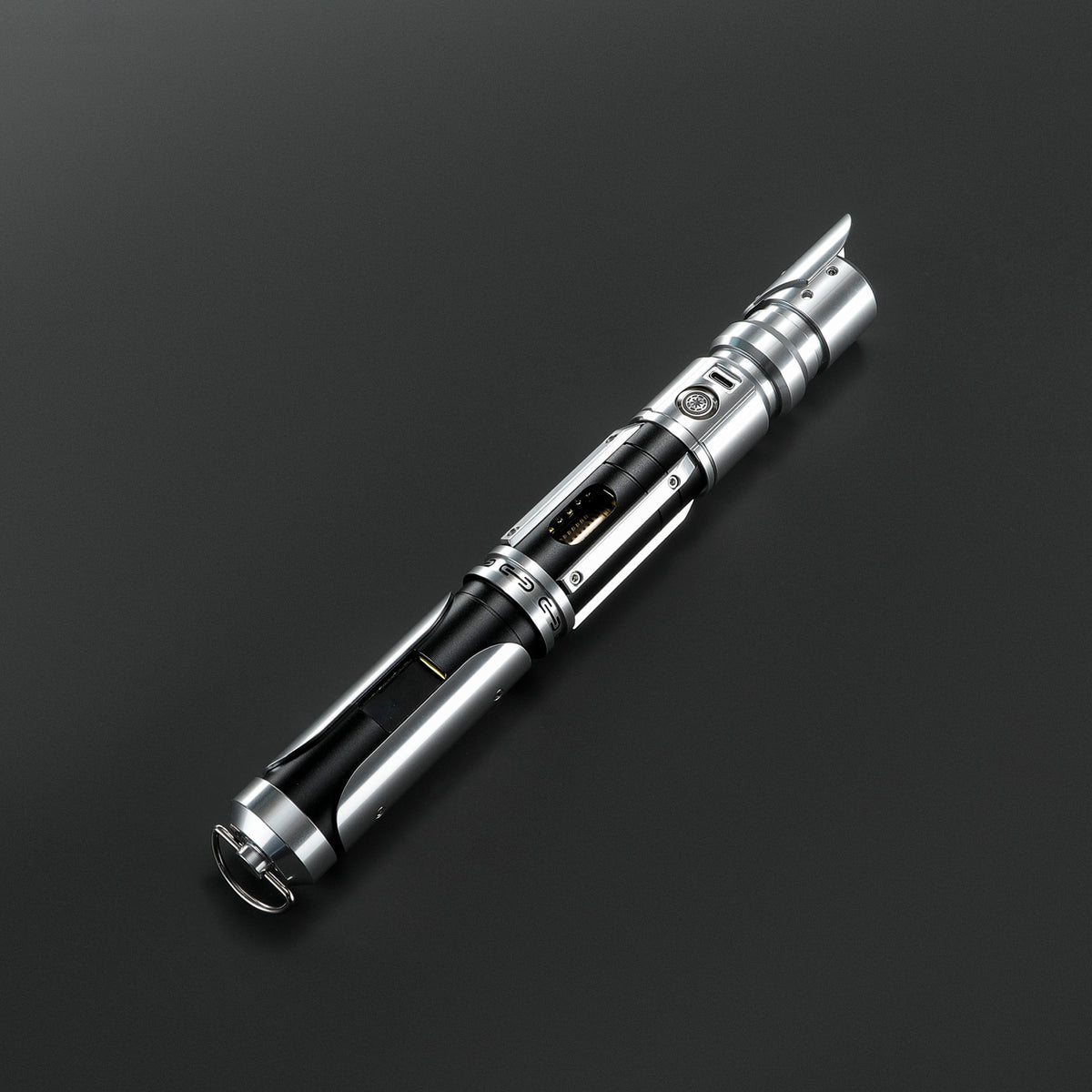 Open Chamber Lightsaber - Silver & Black - view 2