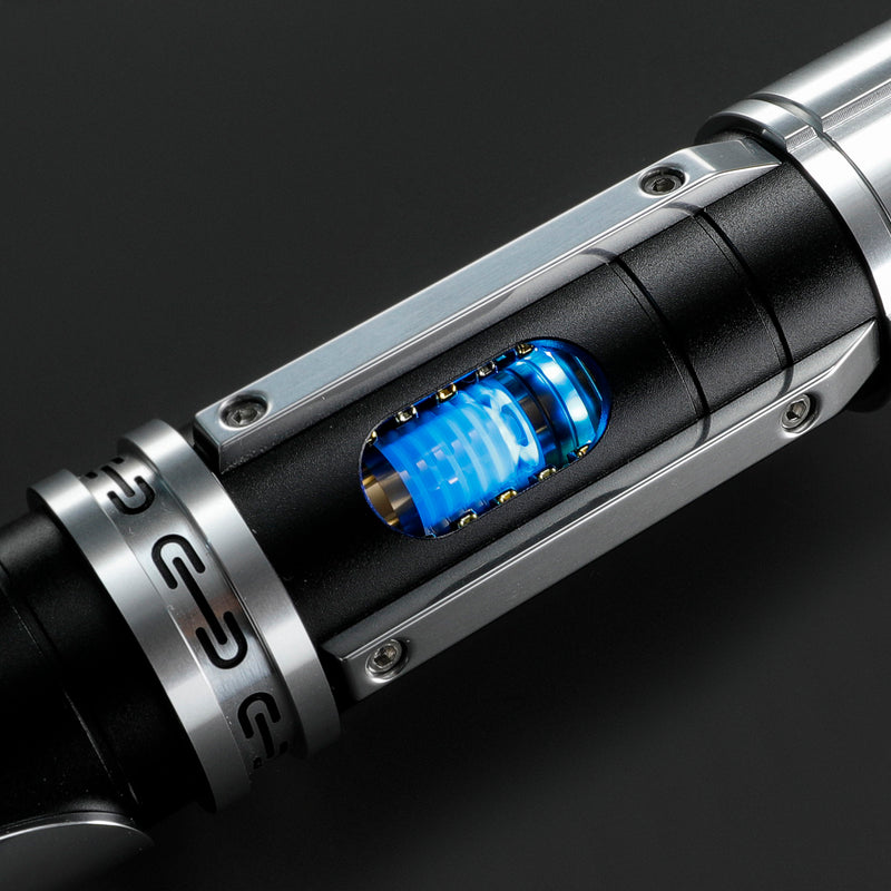 Open Chamber Lightsaber - Silver & Black - view 6