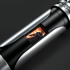 Open Chamber Lightsaber - Silver & Black - view 7