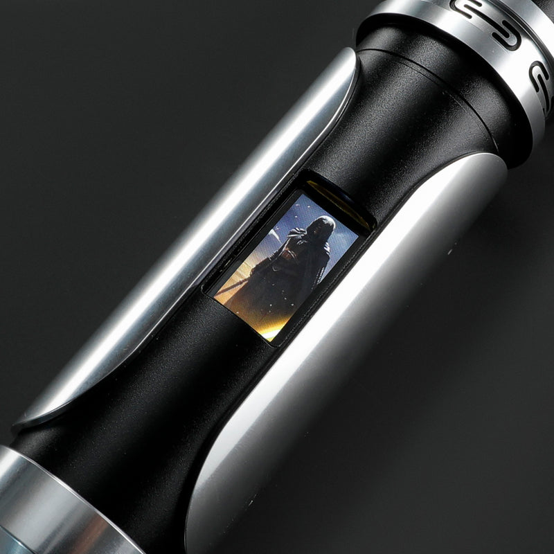 Open Chamber Lightsaber - Silver & Black - view 8