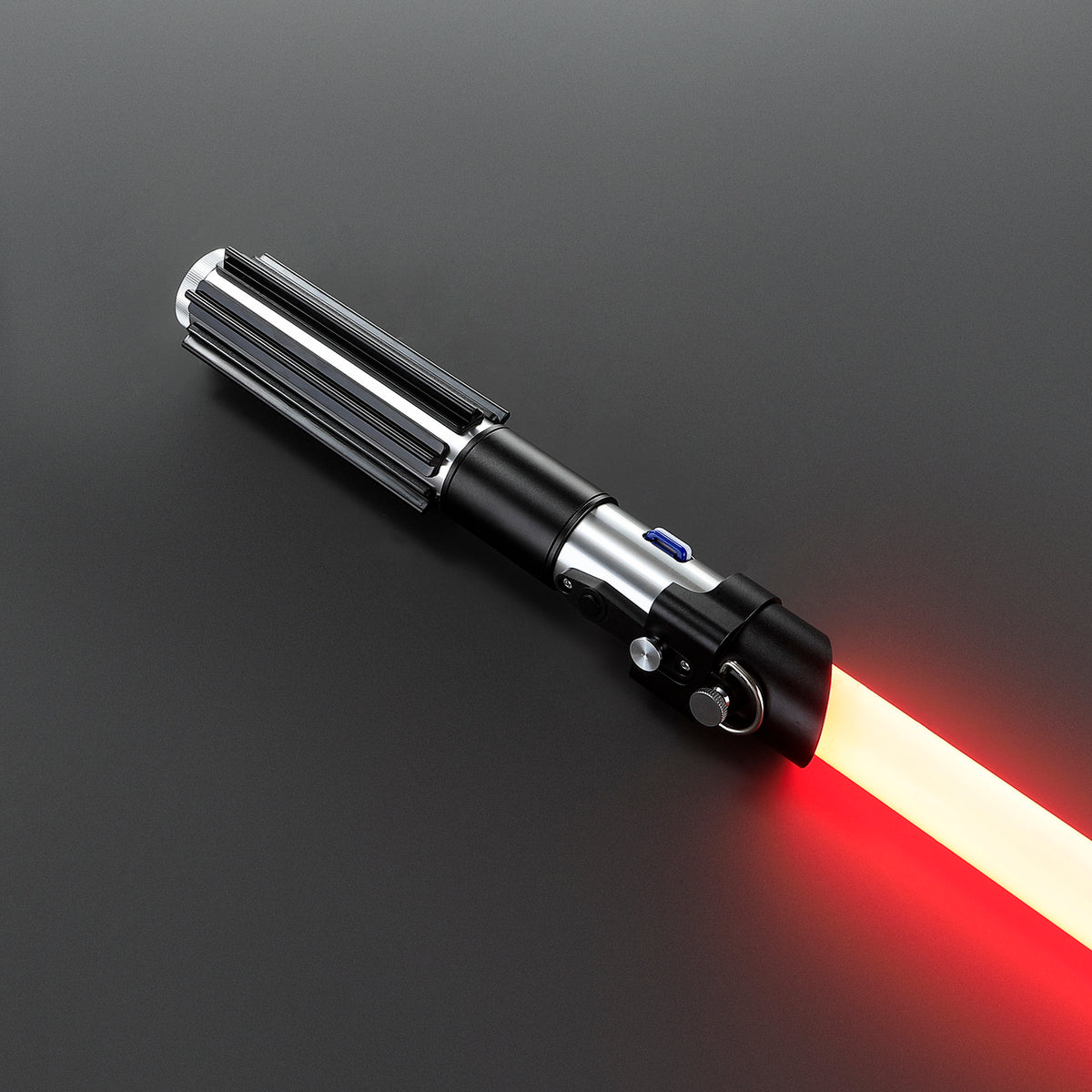 Black & Silver Lightsaber - Ribbed Grip - view 8