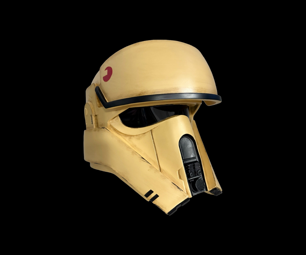 Shore Trooper Classic Helmet right side view white with smoked effect