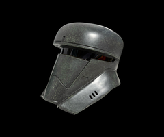 Transport Trooper Helmet left side view gray helmet 