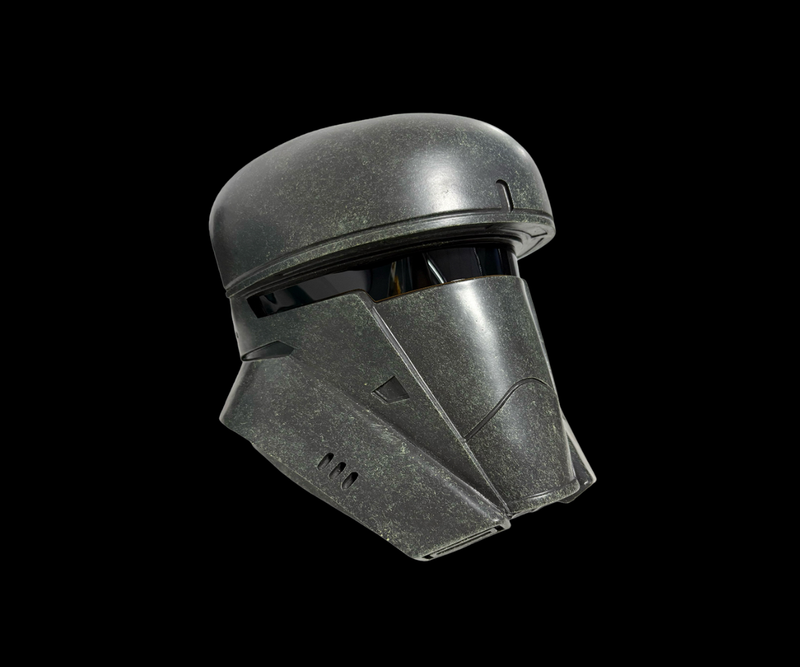 Transport Trooper Helmet right side view gray helmet 