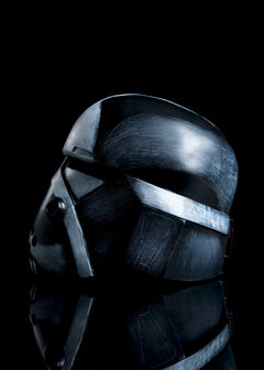 Wrecker Bad Batch Season 2 Helmet left side view black and gray helmet