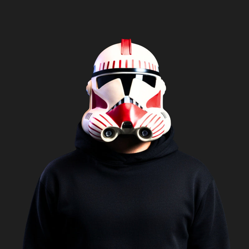 star wars helmets / helmets in star wars /helmets from star wars / starwars helmets/ clone trooper helmet / clone helmet / star wars clone helmet / Clone 2 Shock Trooper Weathered Helmet