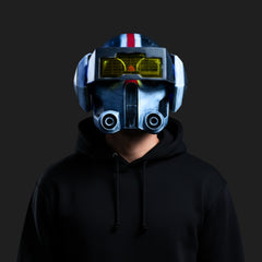 star wars helmets / helmets in star wars /helmets from star wars / starwars helmets / Tech Bad Batch Season 2 Helmet from Star Wars Series / The Bad Batch Clone Force 99 Tech Cosplay Helmet