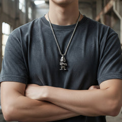 Star Wars Stormtrooper Figure Pendant Necklace-4